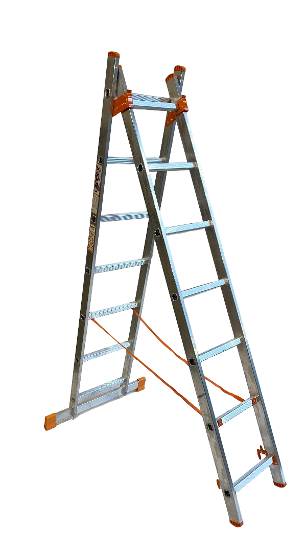 Алюминиевая лестница 2х7 превью 3